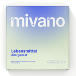 Schachtel des Lebensmittelallergie-Tests von mivano.